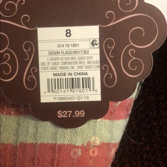 NWT Size 8 Americana Shorts - Picture 5 of 6